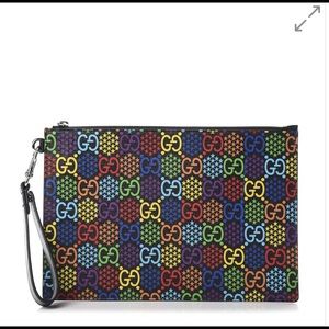 GUCCI PSYCHEDELIC GG POUCH BAG